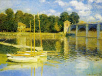 Claude Monet The Bridge at Argenteuil