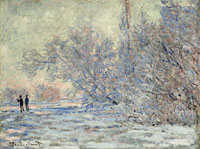 Claude Monet Frost at Giverny