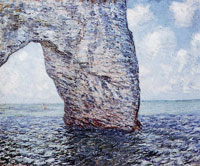 Claude Monet The Manneporte at High Tide