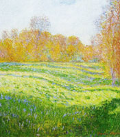 Claude Monet Meadow at Giverny, Autumn Effect