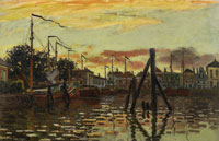 Claude Monet The Port of Zaandam