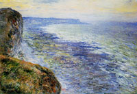 Claude Monet Seascape near Fécamp