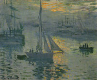 Claude Monet Sunrise (Seascape)