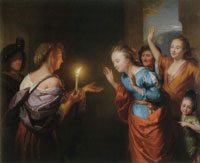 Godfried Schalcken The Parable of the Lost Piece of Silver
