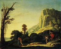 Jacob Pynas Landscape with the Meeting of Moses and Aaron