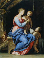 Jacques Stella Virgin and Child with Saint John the Baptist