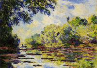 Claude Monet An Arm of the Seine at Giverny