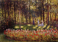 Claude Monet The Artist's Family in the Garden