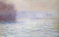 Claude Monet Floes on the Seine near Bennecourt
