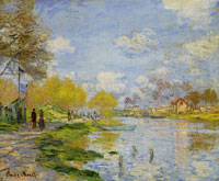 Claude Monet Springtime on the Ile de La Grande Jatte