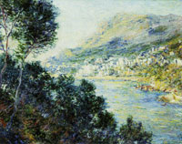 Claude Monet Monte Carlo seen from Roquebrune