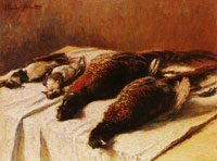 Claude Monet Pheasants and Lapwings