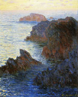 Claude Monet Rock Points at Port-Goulphar