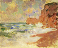 Claude Monet Effect of Waves at Etretat