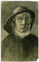 Vincent van Gogh Fisherman with Southwester, Head