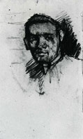 Vincent van Gogh Head of a Young Man, Bareheaded