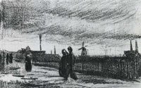 Vincent van Gogh People Walking in Eindhoven