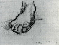 Vincent van Gogh Sketch of a Foot