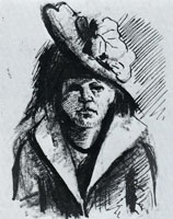 Vincent van Gogh Woman with Hat, Half-Length