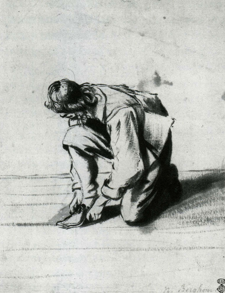 Anthonie Palamedesz. - Man Rying His Shoelaces