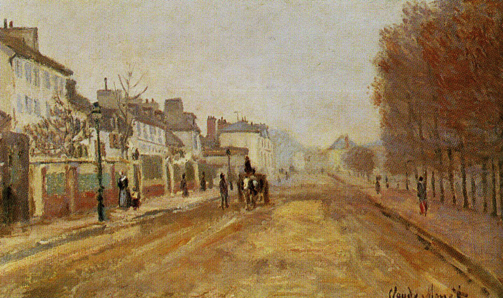 Claude Monet - The Boulevard Héloïse at Argenteuil