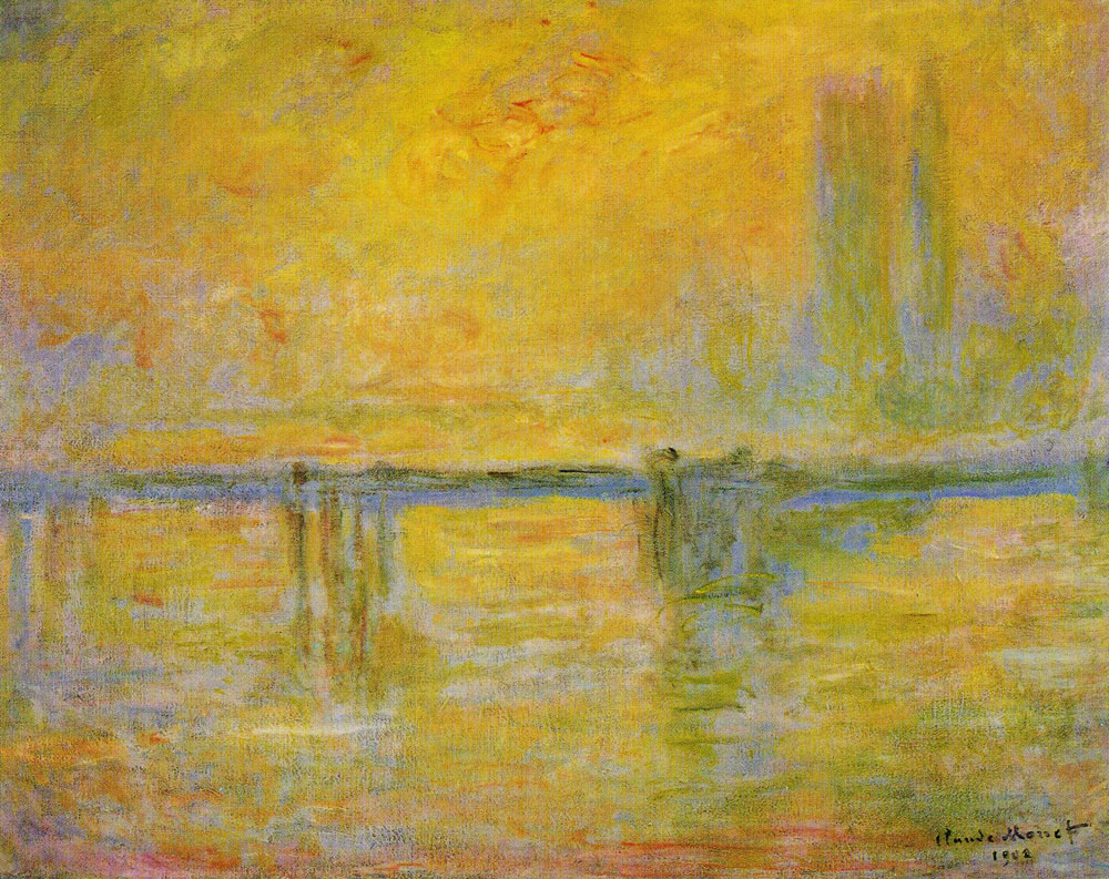 Claude Monet - Charing Cross Bridge in the Fog