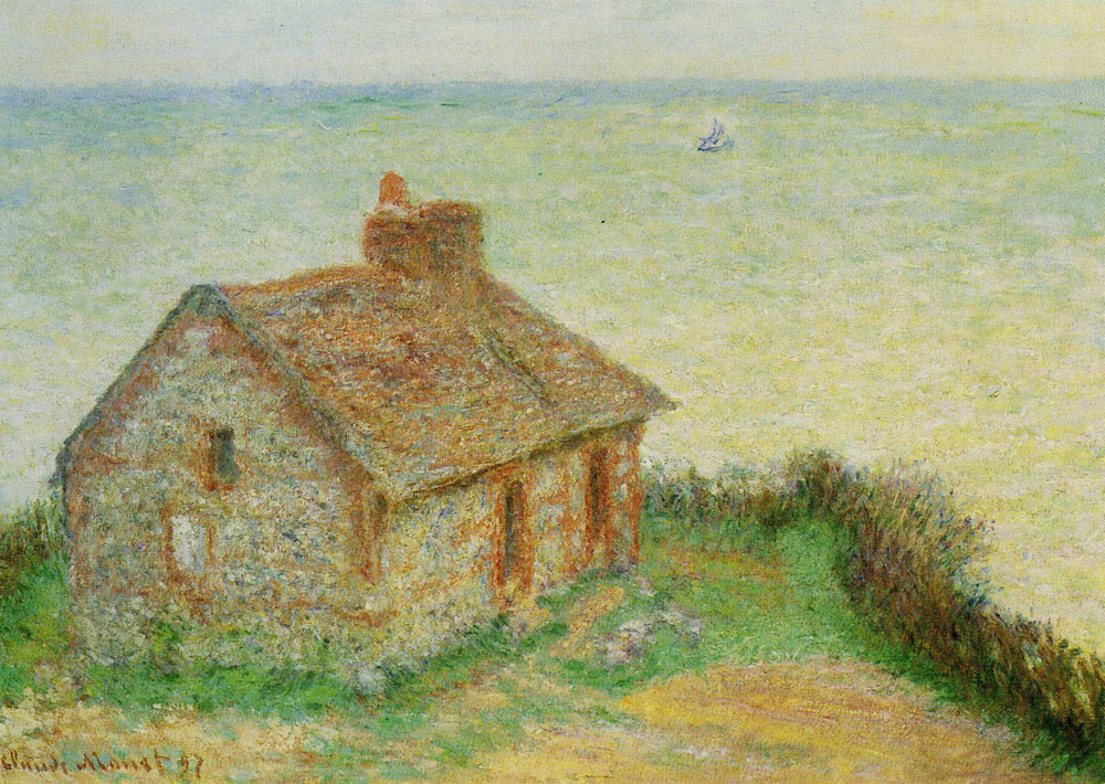 Claude Monet - The Coastguard House (Rose Effect)