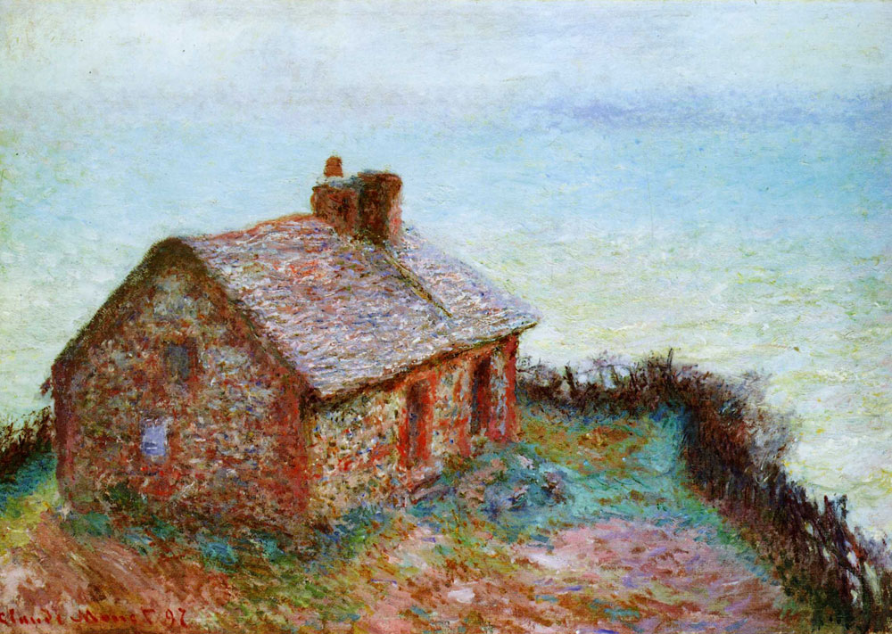 Claude Monet - The Coastguards Cabin at Varengeville