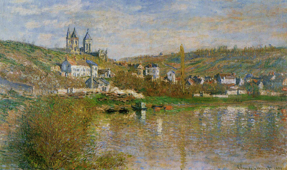 Claude Monet - The Hills at Vétheuil