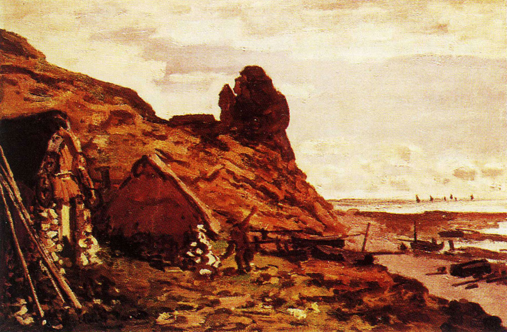 Claude Monet - Huts at Sainte-Adresse