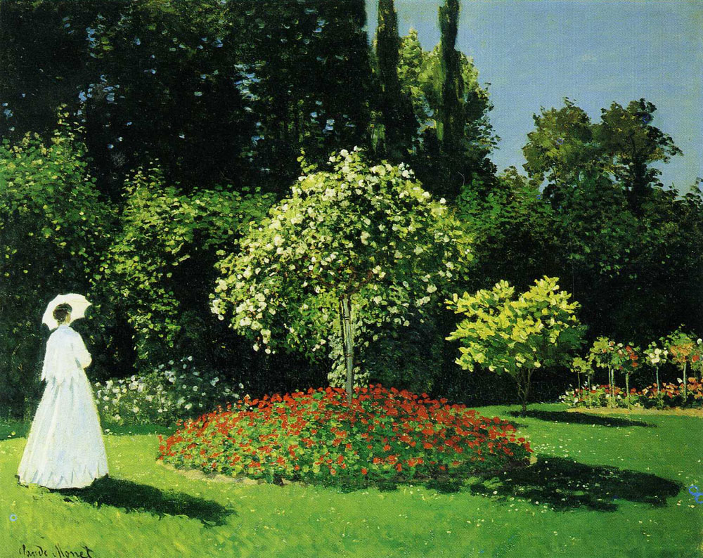Claude Monet - Jeanne-Marguerite Lecadre in the Garden