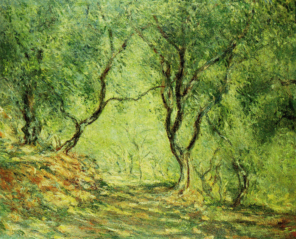 Claude Monet - The Olive Tree Wood in the Moreno Garden