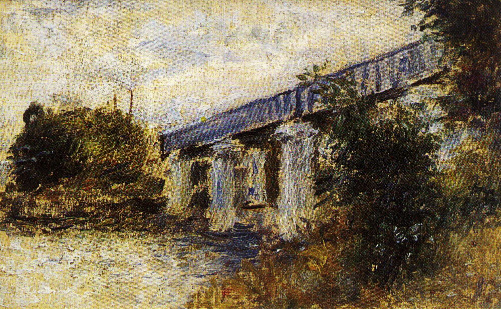Claude Monet - The Railway Bridge at Argenteuil