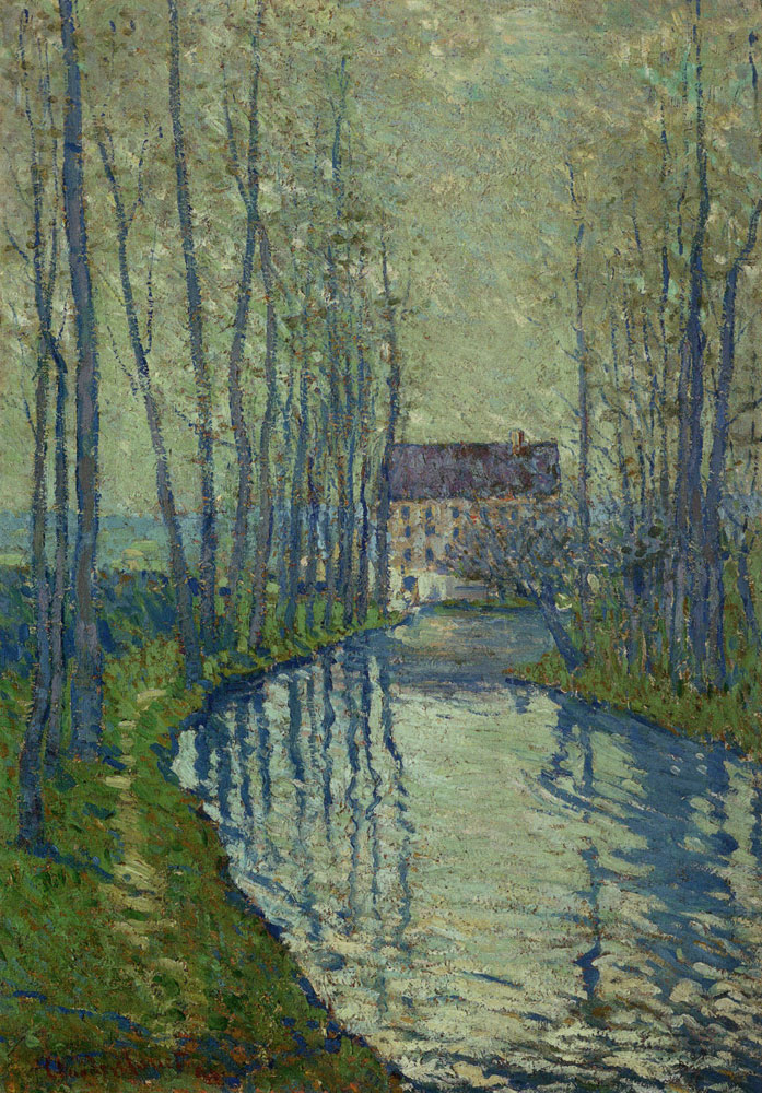Claude Monet - River and Mill near Giverny