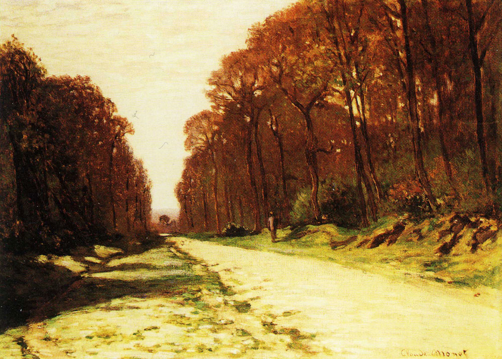 Claude Monet - Road in Forest