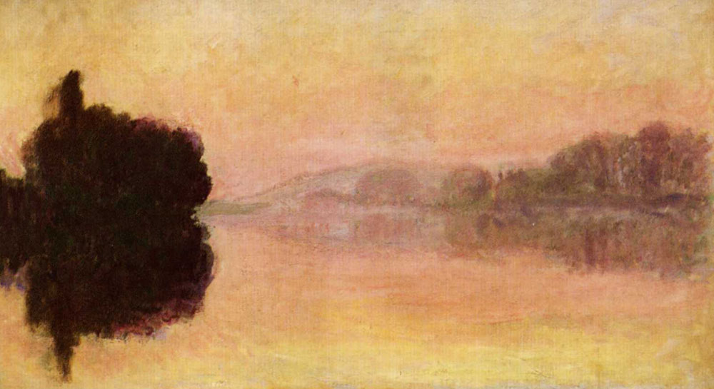 Claude Monet - The Seine at Port-Villez, Evening Effect