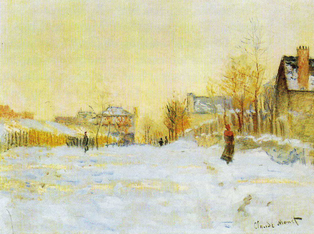Claude Monet - A Street at Argenteuil