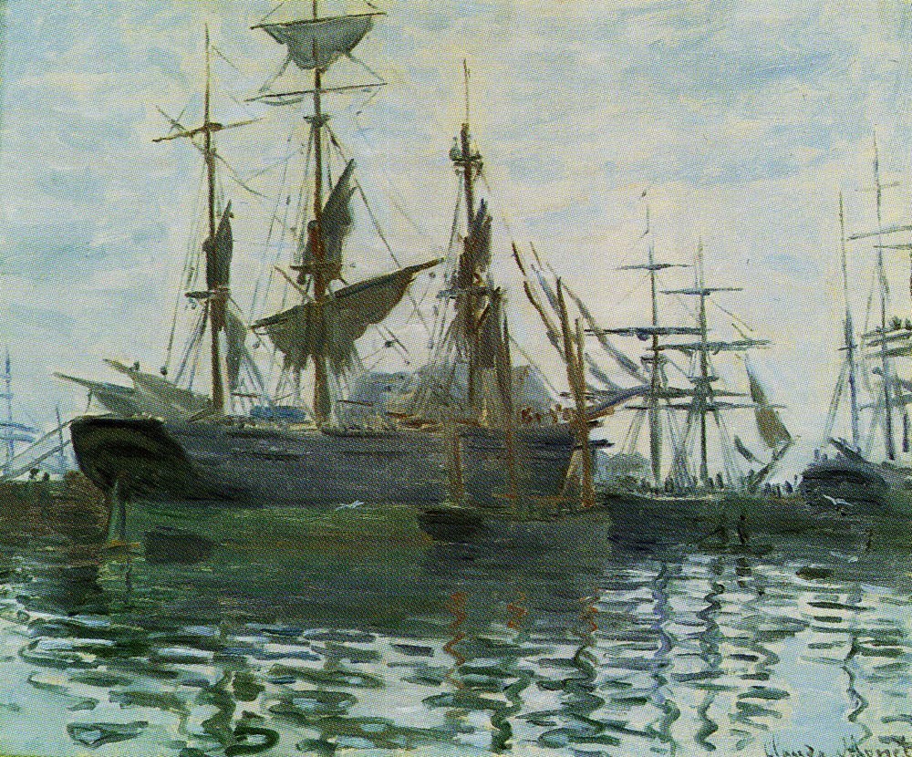 Claude Monet - Study of Boats