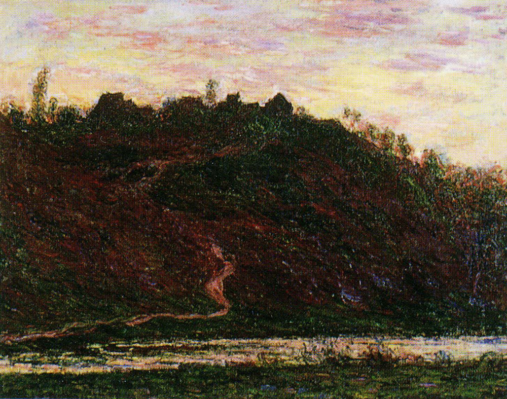 Claude Monet - The Village of La Roche-Blond (Evening Effect)