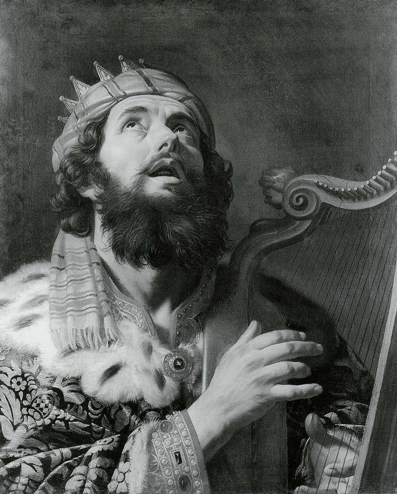 Gerard van Honthorst - King David Playing the Harp