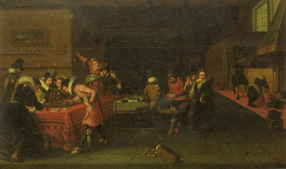 Anonymous - Interior with Gamblers and Drinkers