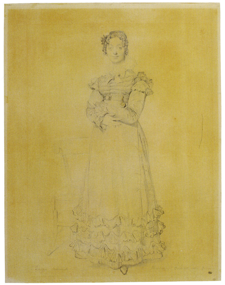 Jean Auguste Dominique Ingres - Madame Jacques-Louis Leblanc