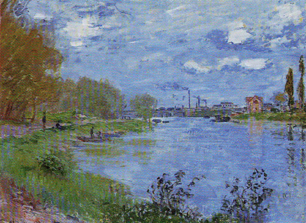 Claude Monet - Banks of the Seine at La Grande Jatte