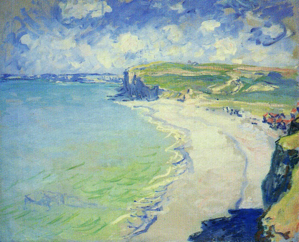 Claude Monet - The Beach at Pourville
