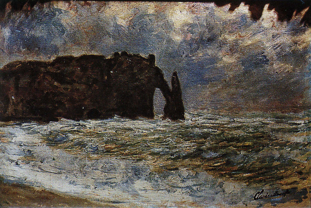 Claude Monet - Etretat, the Rock Needle and the Porte d'Aval