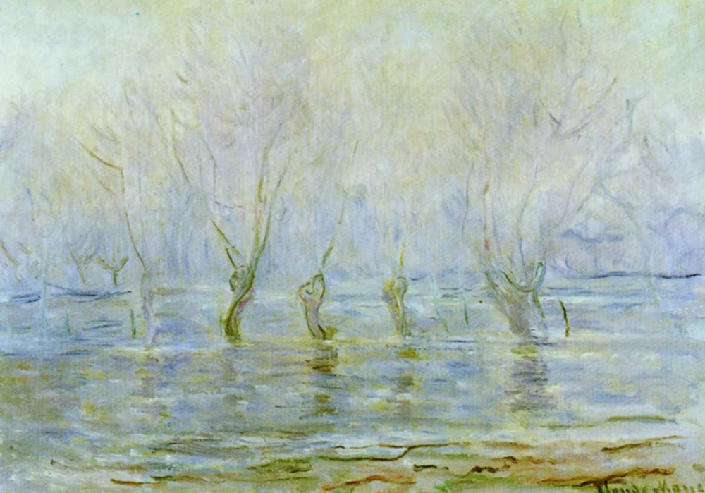 Claude Monet - A Flood at Giverny