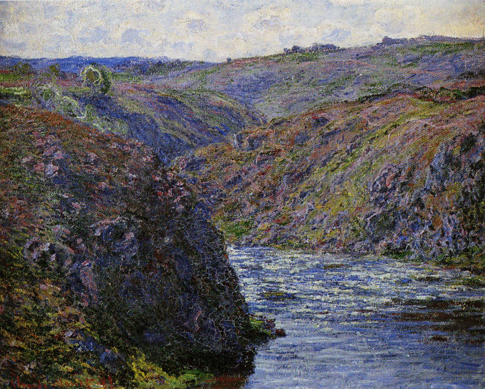 Claude Monet - Gorge of the Creuse at the End of the Day