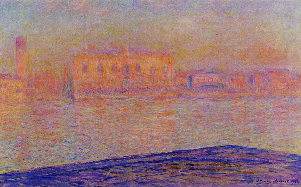 Claude Monet - The Palazzo Ducale Seen from San Giorgio Maggiore