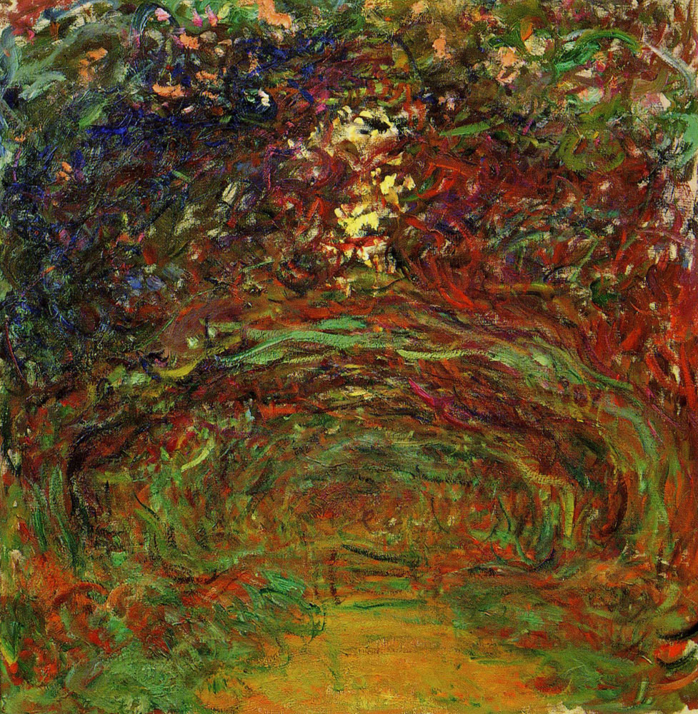 Claude Monet - The Path under the Rose Arches