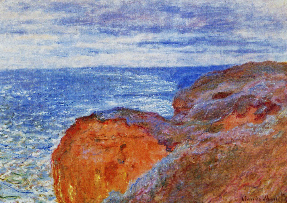 Claude Monet - Reflections on the Sea near Dieppe
